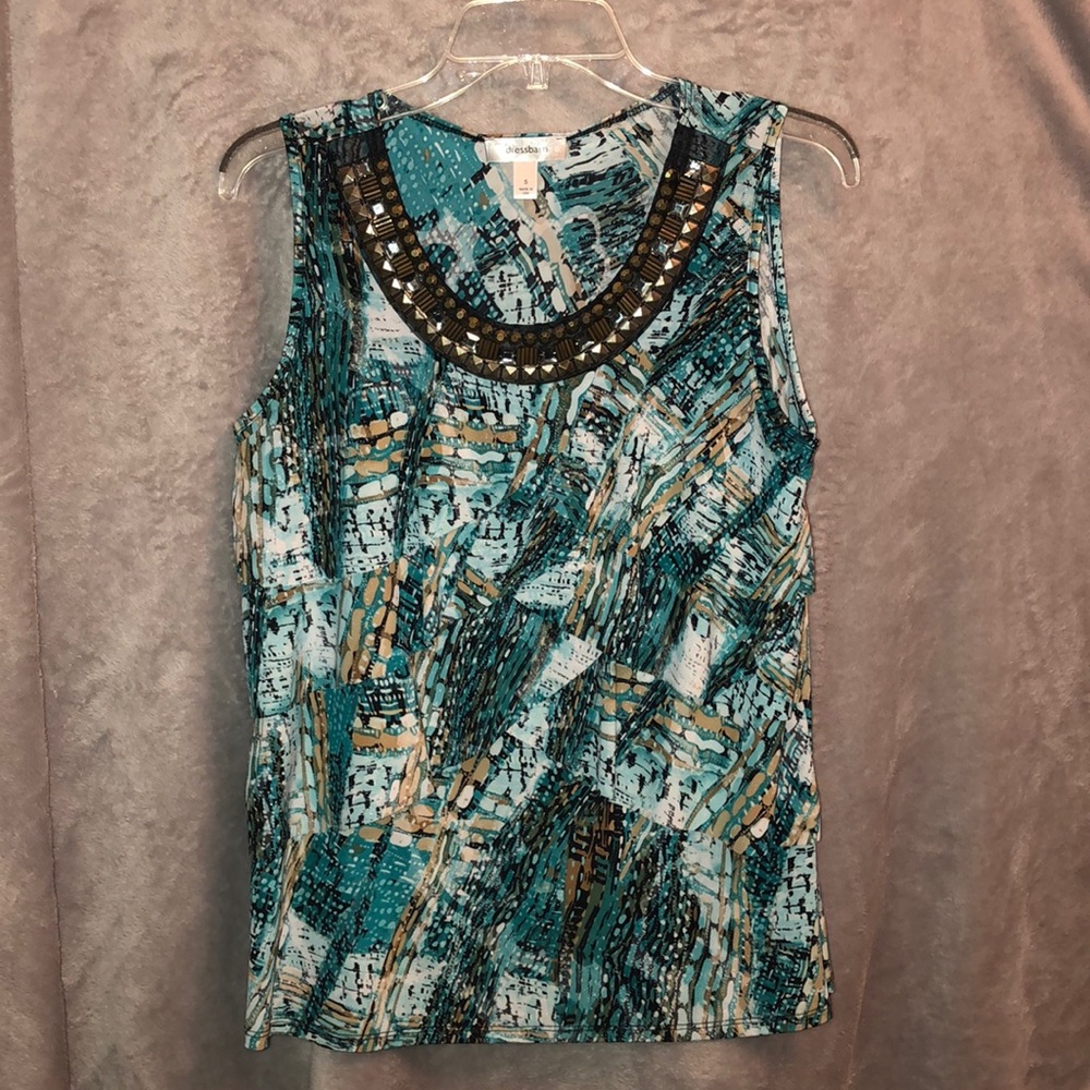 Dressbarn layered blousy tank